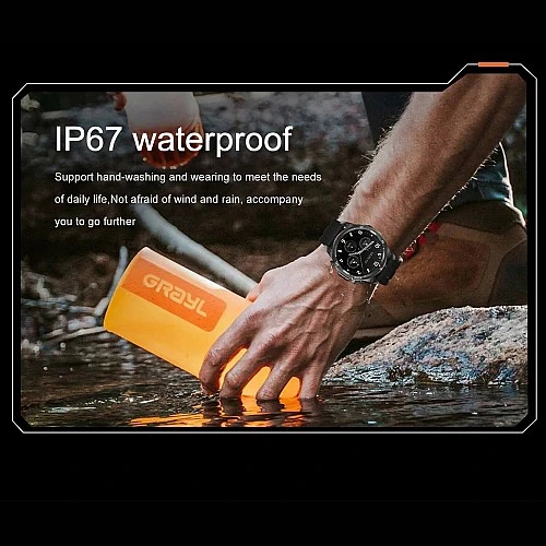 Smartwatch Microwear DK68 - Grey Silicone Smartwatch Microwear DK68 - Grey Silicone