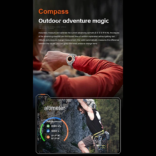 Smartwatch Microwear DK68 - Grey Silicone