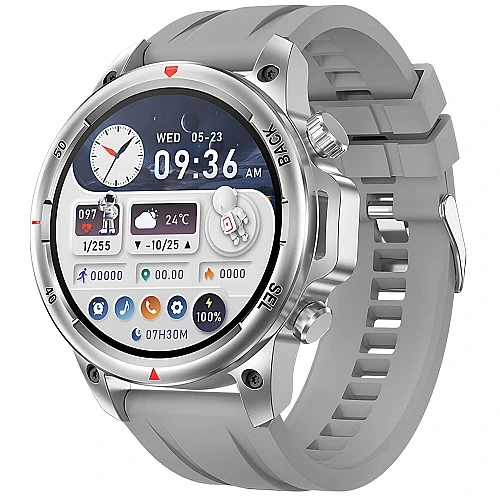 Smartwatch Microwear DK68 - Grey Silicone Smartwatch Microwear DK68 - Grey Silicone