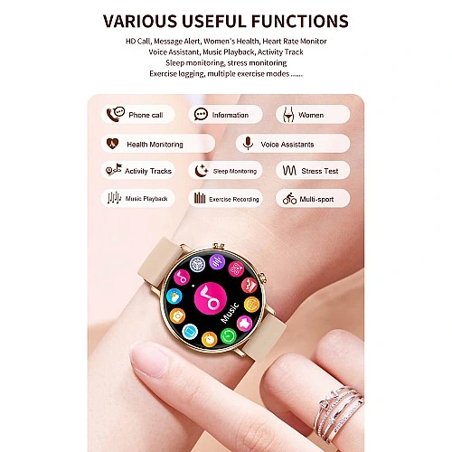 Smartwatch Microwear CY700 - Pink Silicone