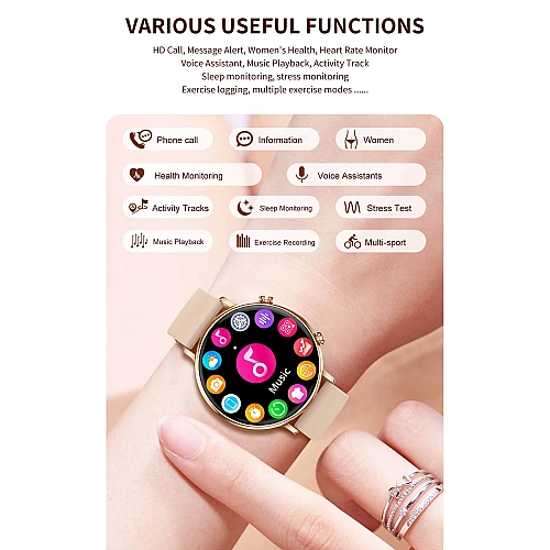 Smartwatch Microwear CY700 - Pink Silicone Smartwatch Microwear CY700 - Pink Silicone