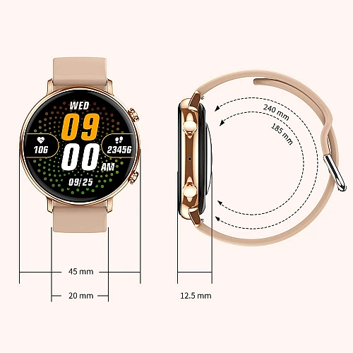 Smartwatch Microwear CY700 - Gold Steel Smartwatch Microwear CY700 - Gold Steel
