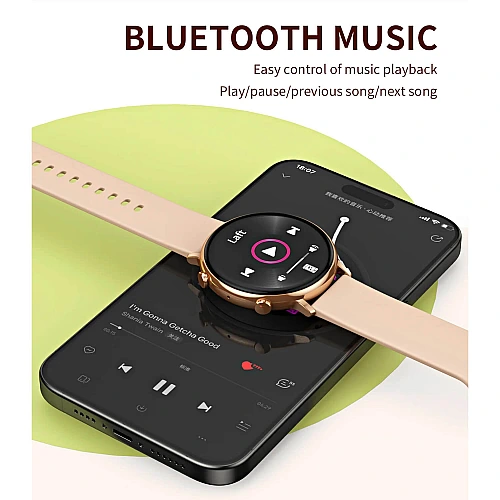 Smartwatch Microwear CY700 - Gold Steel Smartwatch Microwear CY700 - Gold Steel