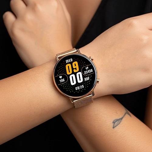 Smartwatch Microwear CY700 - Gold Steel