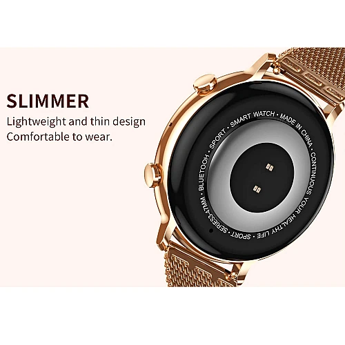 Smartwatch Microwear CY700 - Gold Steel Smartwatch Microwear CY700 - Gold Steel