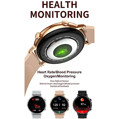 Smartwatch Microwear CY700 - Gold Steel