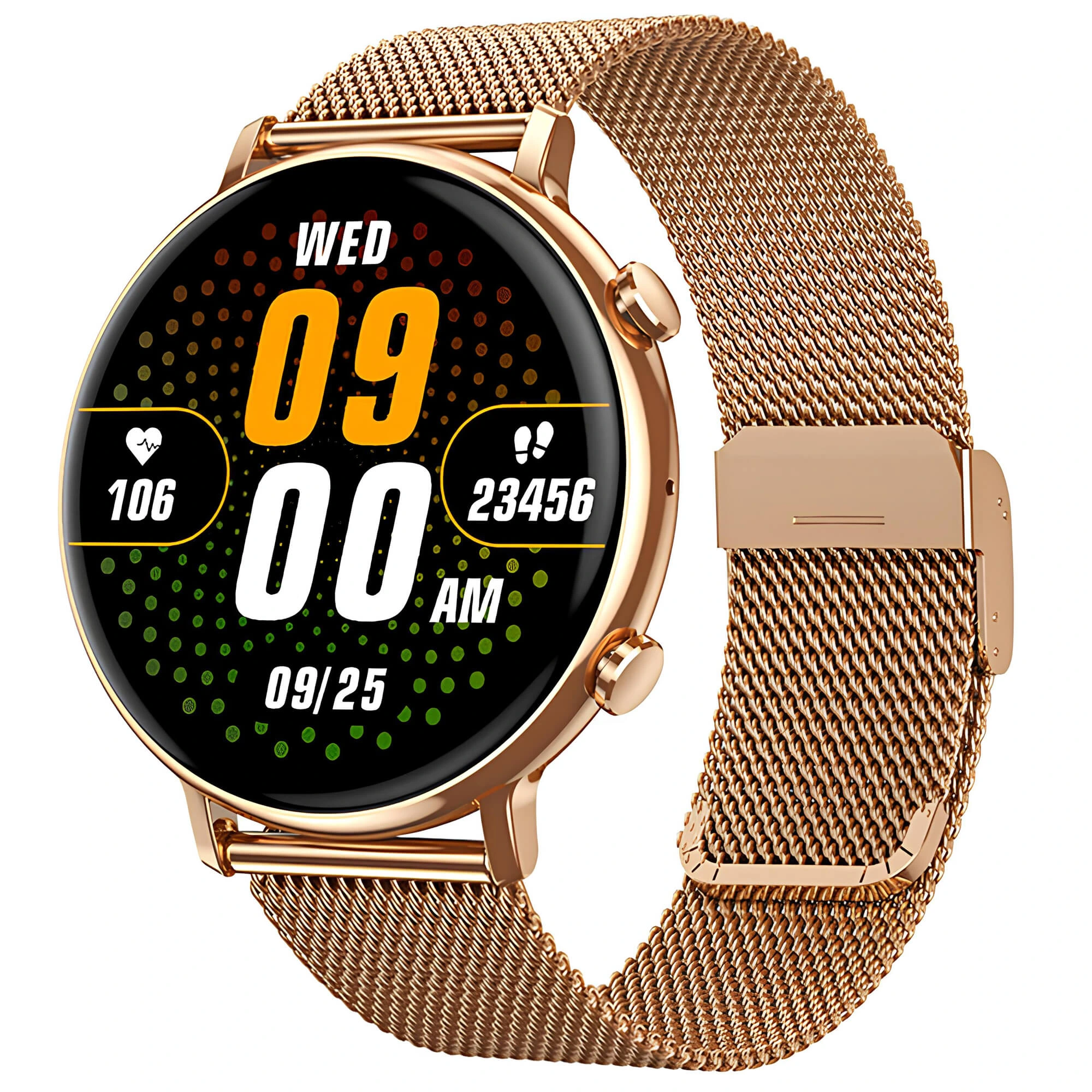 Smartwatch Microwear CY700 - Gold Steel