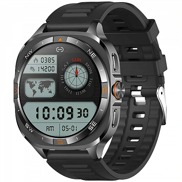 Smartwatch Microwear G400 - Black Silicone Smartwatch Microwear G400 - Black Silicone