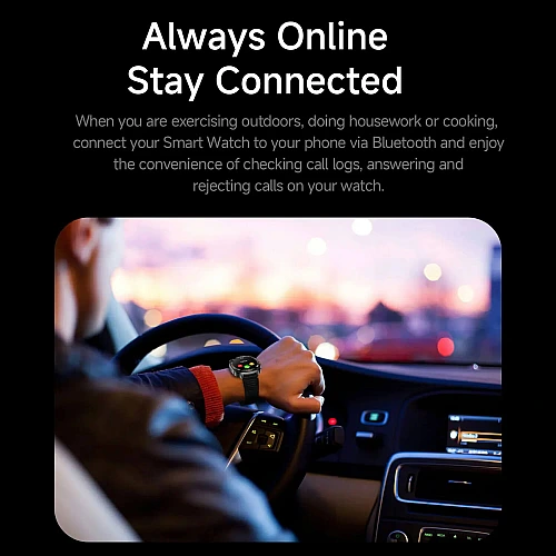 Smartwatch Microwear G400 - Brown Silicone