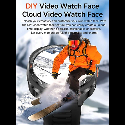 Smartwatch Microwear G400 - Brown Silicone