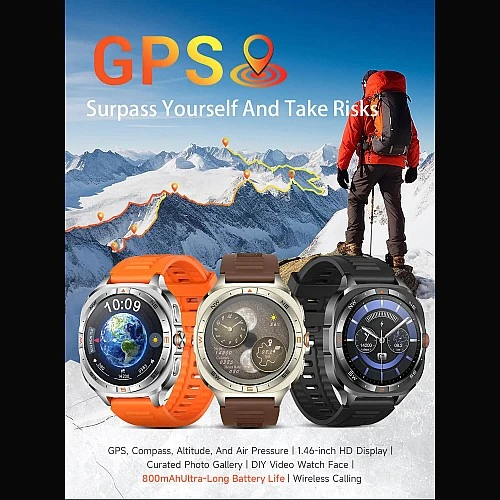 Smartwatch Microwear G400 - Orange Silicone