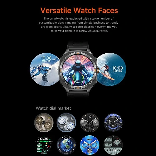 Smartwatch Microwear G400 - Orange Silicone