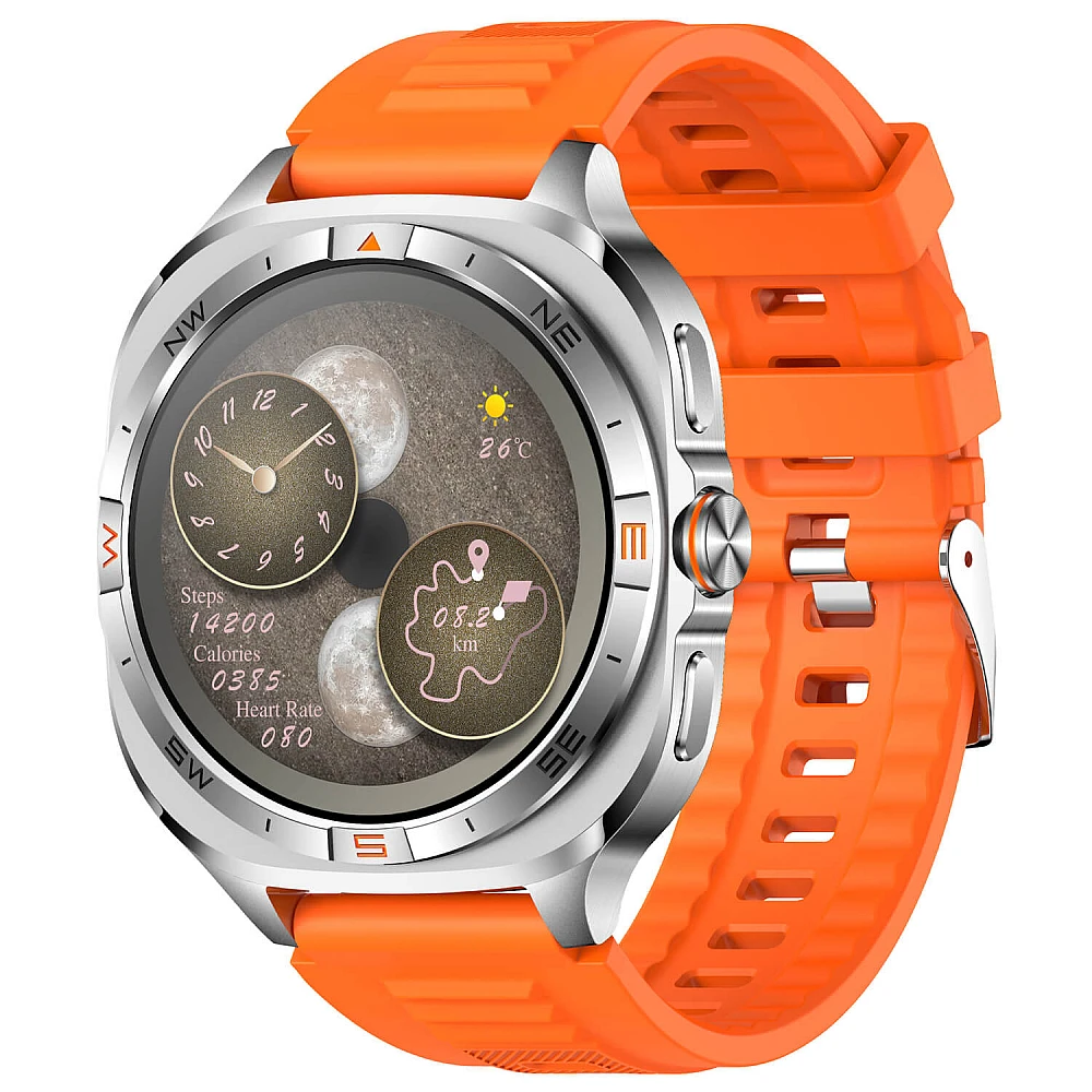 Smartwatch Microwear G400 - Orange Silicone