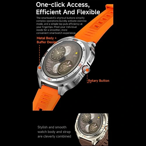 Smartwatch Microwear G400 - Green Camo Silicone