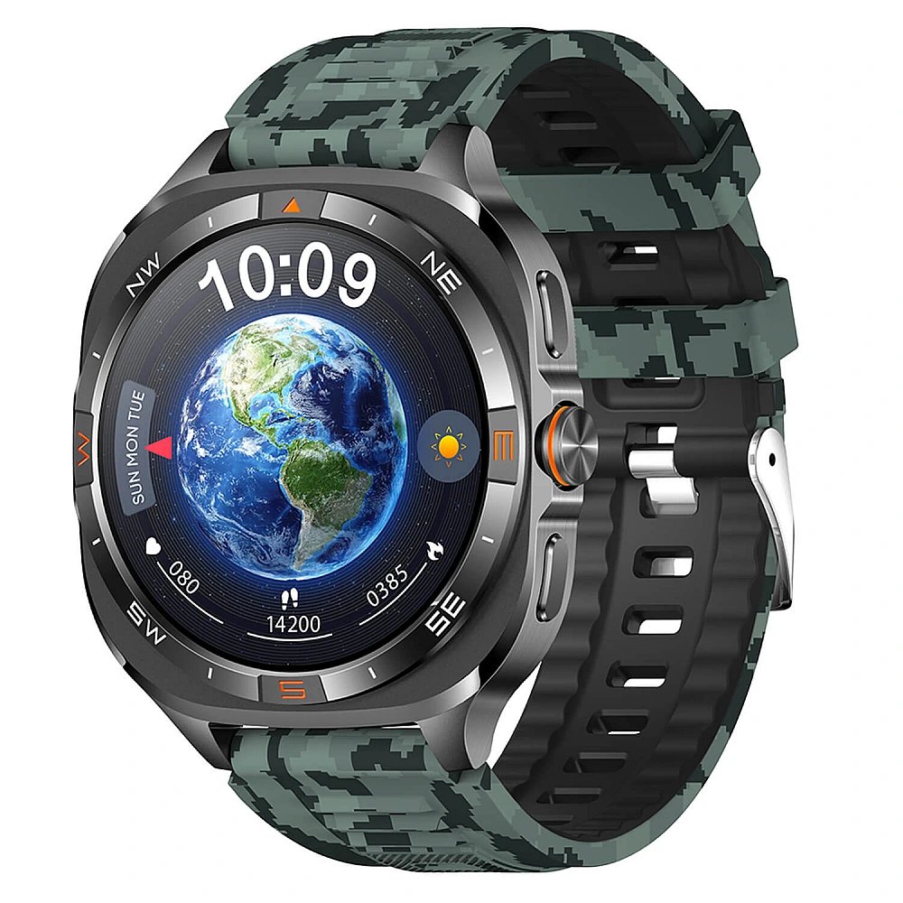 Smartwatch Microwear G400 - Green Camo Silicone