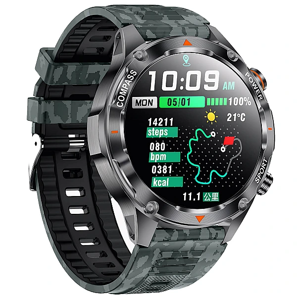 Smartwatch Microwear V65 - Camo  Silicone
