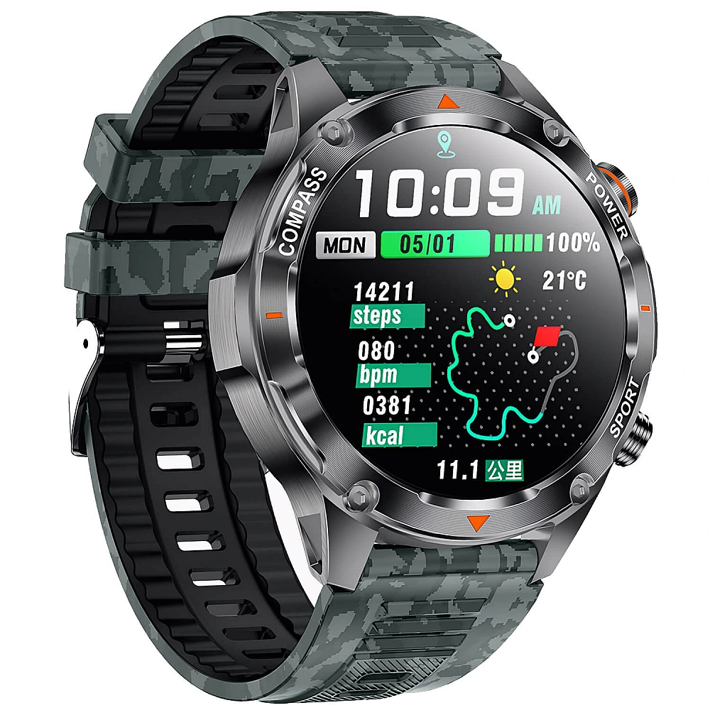 Smartwatch Microwear V65 - Camo  Silicone