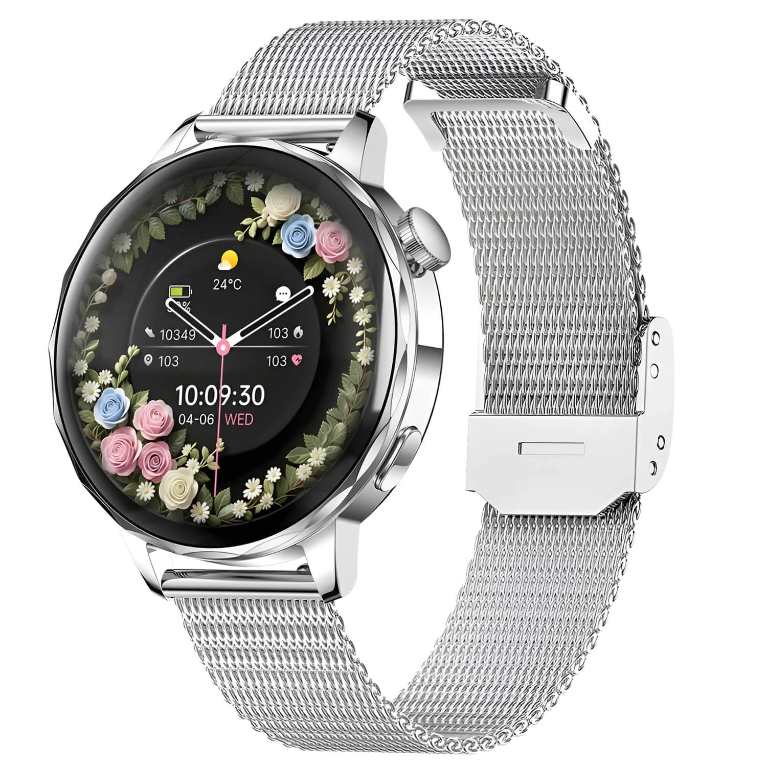 Smartwatch Microwear I220 - Silver Steel