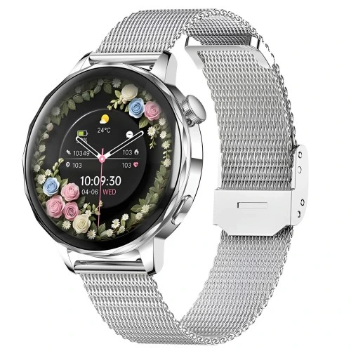 Smartwatch Microwear I220 - Silver Steel