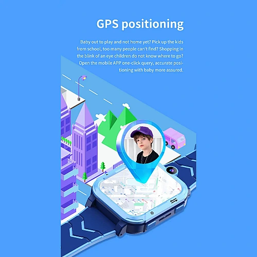 Smartwatch Microwear Y86 4G GPS WIFI - Blue Silicone