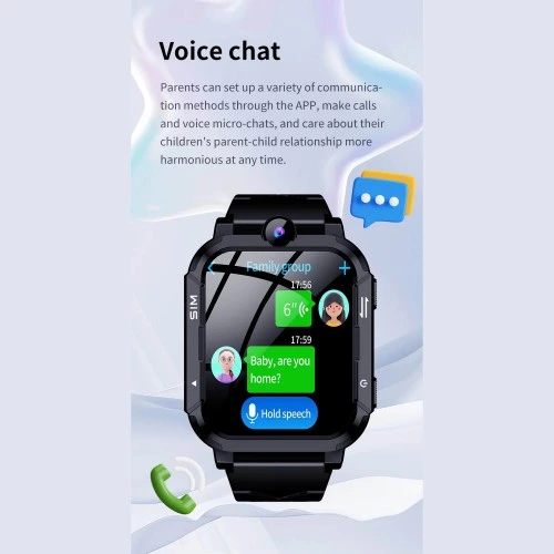 Smartwatch Microwear Y86 4G GPS WIFI - Blue Silicone