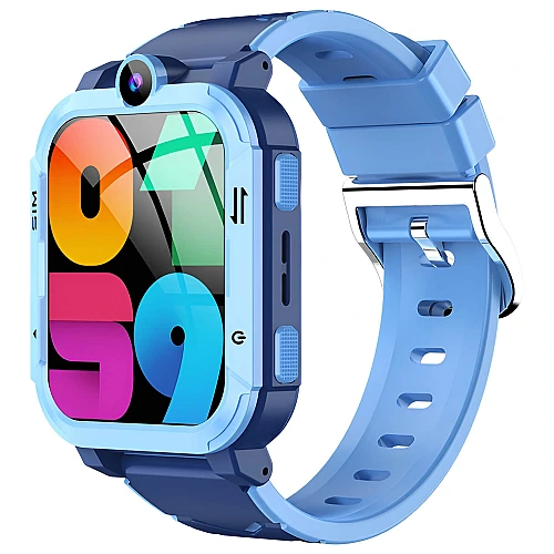 Smartwatch Microwear Y86 4G GPS WIFI - Blue Silicone