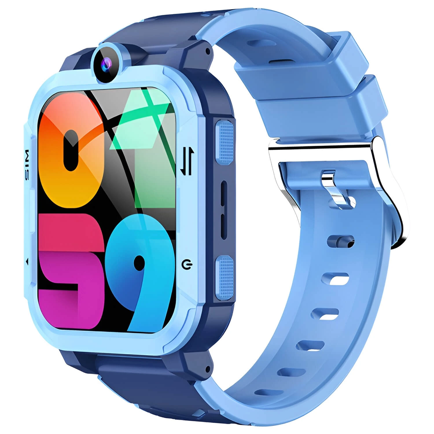 Smartwatch Microwear Y86 4G GPS WIFI - Blue Silicone