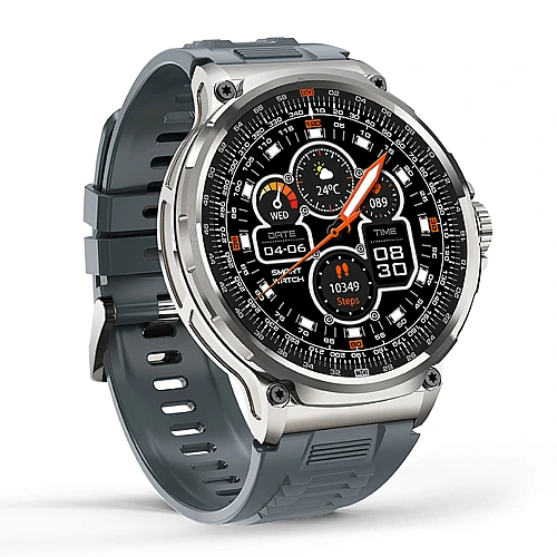 Smartwatch Microwear V69 - Grey Silicone