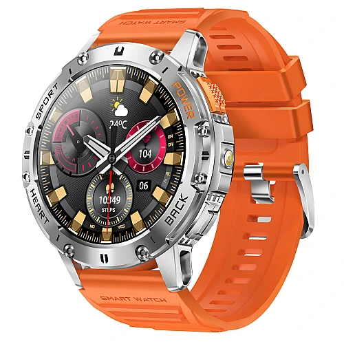 Smartwatch Microwear K65- Orange Silicone