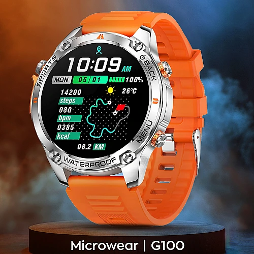 Smartwatch Microwear G100 GPS  - Orange