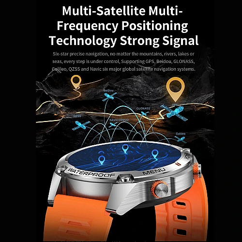 Smartwatch Microwear G100 GPS - Orange Smartwatch Microwear G100 GPS - Orange