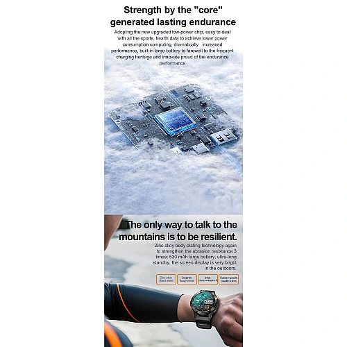 Smartwatch Microwear K65- Black Silicone