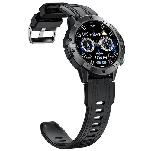 Smartwatch Microwear K65- Black Silicone