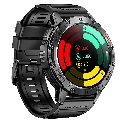 Smartwatch Microwear K65- Black Silicone Smartwatch Microwear K65- Black Silicone