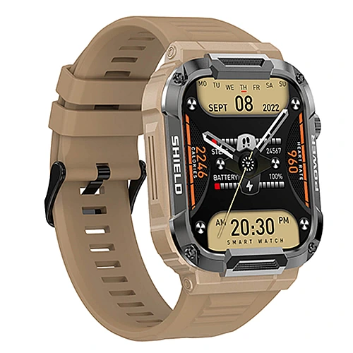 Smartwatch Microwear MK66- Khaki Silicone Smartwatch Microwear MK66- Khaki Silicone