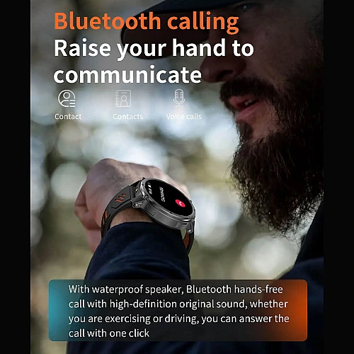 Smartwatch Microwear HT33- Blue Camo Silicone Smartwatch Microwear HT33- Blue Camo Silicone