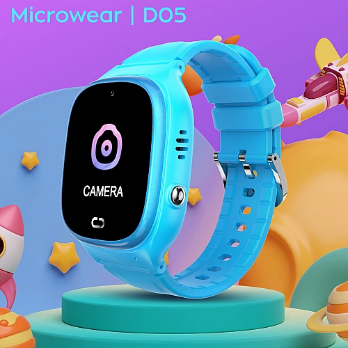 Smartwatch Microwear D05 2G GPS WIFI - Blue Silicone Smartwatch Microwear D05 2G GPS WIFI - Blue Silicone
