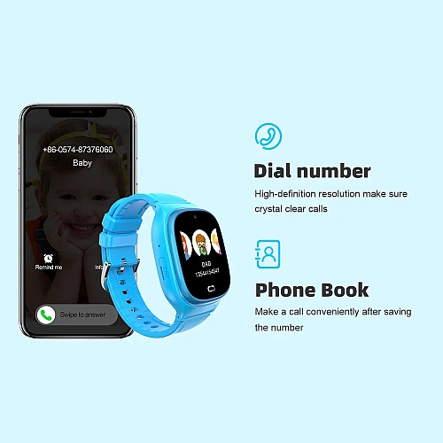 Smartwatch Microwear D05 2G GPS WIFI - Blue Silicone Smartwatch Microwear D05 2G GPS WIFI - Blue Silicone