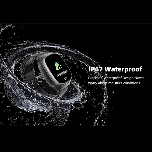 Smartwatch Microwear D05 2G GPS WIFI - Black Silicone