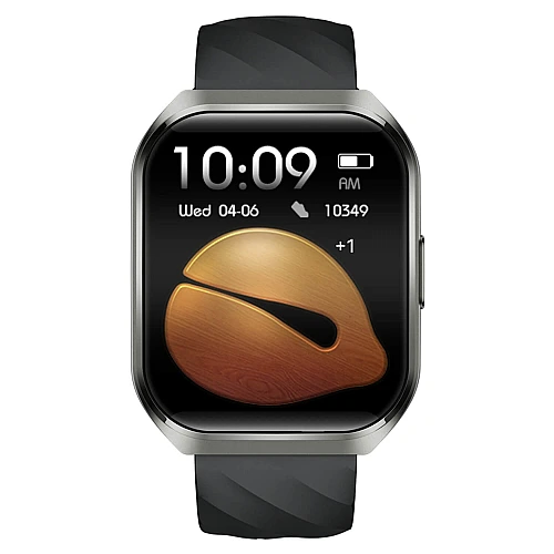 Smartwatch Microwear MT66 - Black Silicone