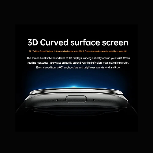 Smartwatch Microwear MT66 - Black Silicone