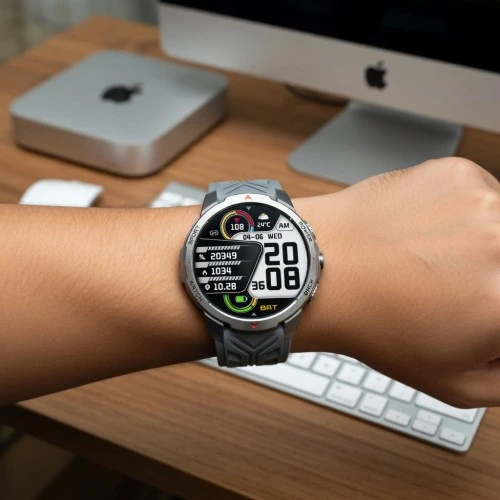 Smartwatch Microwear KT88 - Grey Silicone