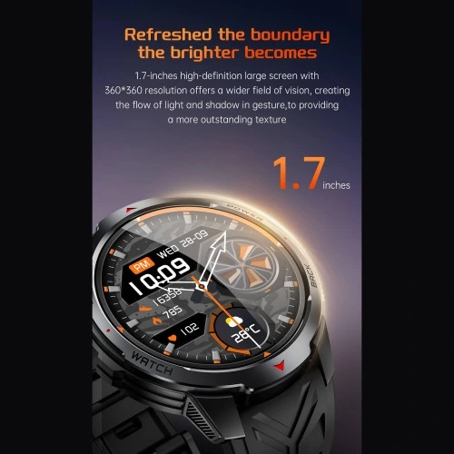 Smartwatch Microwear KT88 - Grey Silicone