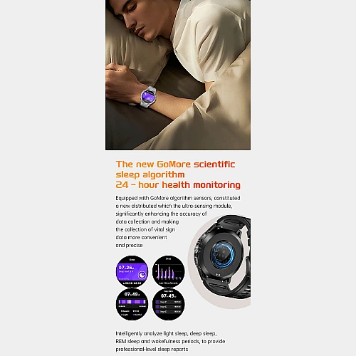 Smartwatch Microwear KT88 - Grey Silicone