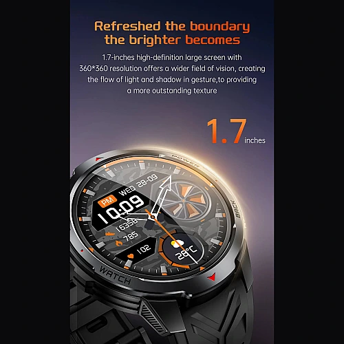 Smartwatch Microwear KT88 - Grey Silicone