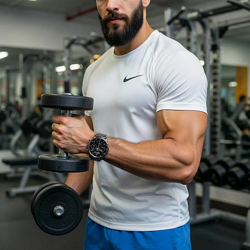 Smartwatch Microwear AK95 - Black Silicone