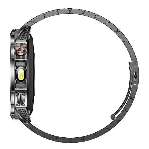 Smartwatch Microwear AK95 - Black Steel