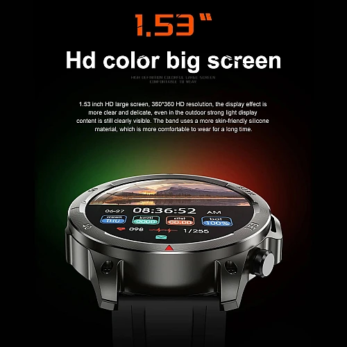 Smartwatch Microwear DK68 - Brown Leather Smartwatch Microwear DK68 - Brown Leather