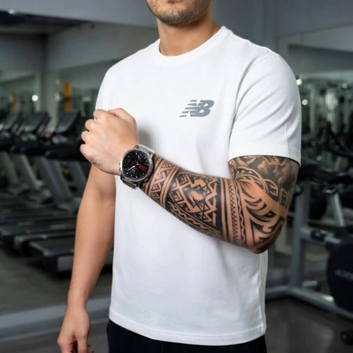 Smartwatch Microwear AK95 - Silver Steel