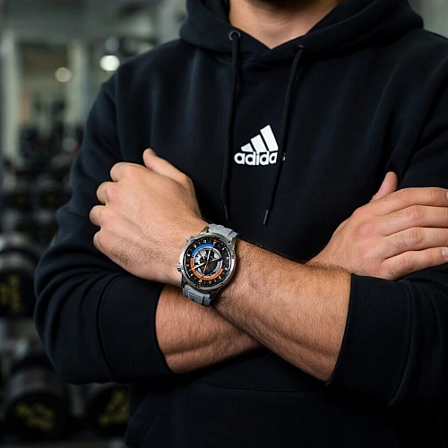 Smartwatch Microwear AK95 - Grey Silicone